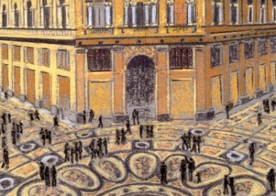 Pastell-Zeichnung | Galeria Umberto in Neapel